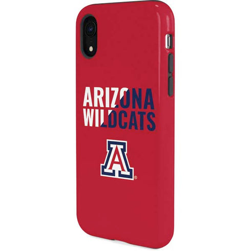 University of Arizona Wildcats Logo Split Red iPhone XR Pro Case