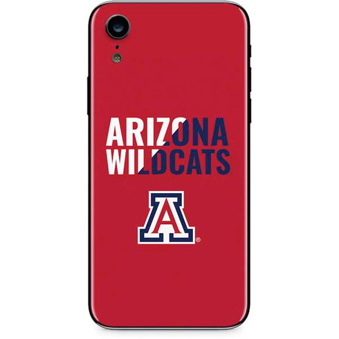 University of Arizona Wildcats Logo Split Red iPhone XR Skin
