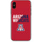 University of Arizona Wildcats Logo Split Red iPhone XS Skin