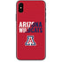 University of Arizona Wildcats Logo Split Red iPhone XS Skin