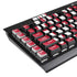 University of Arizona Wildcats Logo Split Red K95 RGB PLATINUM Mechanical Gaming Keyboard Skin