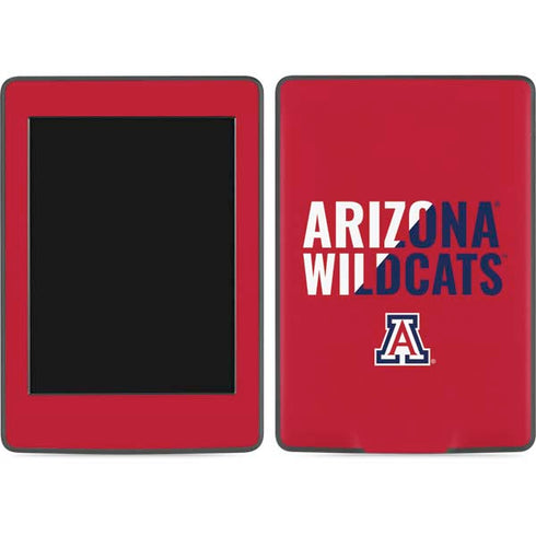 University of Arizona Wildcats Logo Split Red Amazon Kindle Skin