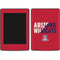 University of Arizona Wildcats Logo Split Red Amazon Kindle Skin