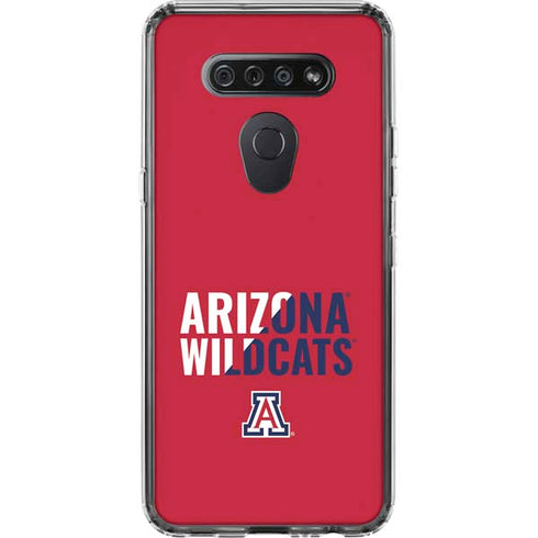 University of Arizona Wildcats Logo Split Red LG K51/Q51 Clear Case