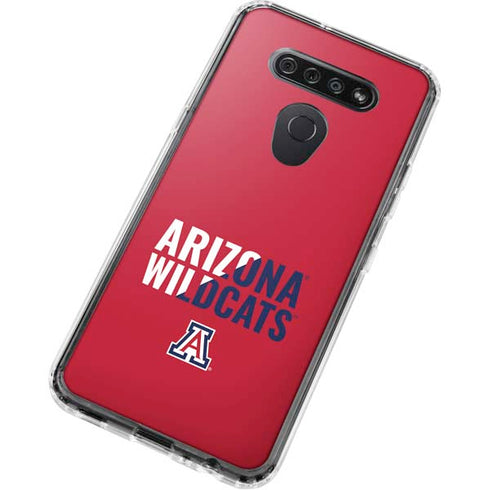 University of Arizona Wildcats Logo Split Red LG K51/Q51 Clear Case
