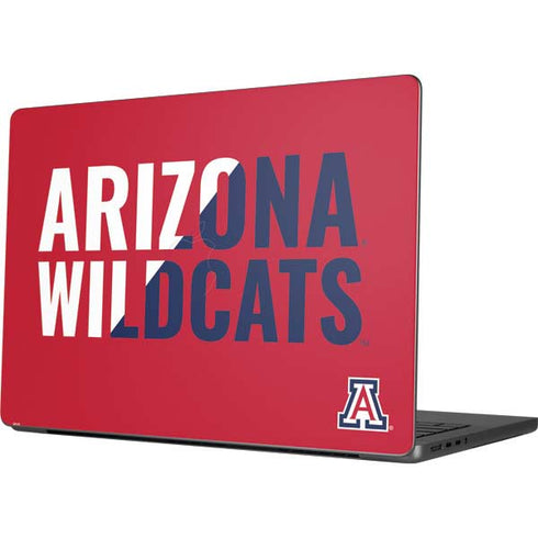 University of Arizona Wildcats Logo Split Red MacBook Pro 14in (2021-24) Skin