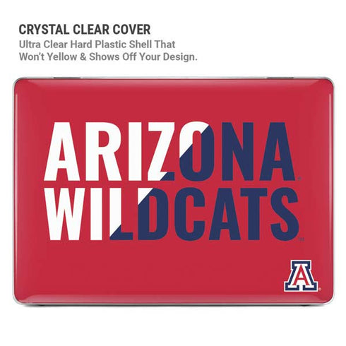 University of Arizona Wildcats Logo Split Red MacBook Pro 16in (2021-25) Case plus Skin