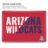 University of Arizona Wildcats Logo Split Red MacBook Pro 16in (2021-25) Case plus Skin