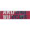 University of Arizona Wildcats Logo Split Red Magic Keyboard with Numeric Keypad Skin