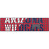 University of Arizona Wildcats Logo Split Red Magic Keyboard with Numeric Keypad Skin