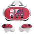 University of Arizona Wildcats Logo Split Red Meta Quest 3 Skin