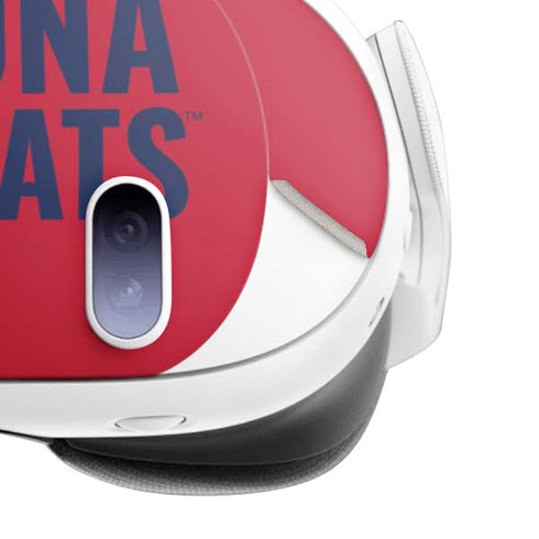 University of Arizona Wildcats Logo Split Red Meta Quest 3 Skin