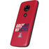 University of Arizona Wildcats Logo Split Red Moto E5 Play Skin