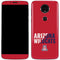 University of Arizona Wildcats Logo Split Red Moto E5 Plus Skin