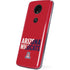 University of Arizona Wildcats Logo Split Red Moto E5 Plus Skin