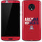University of Arizona Wildcats Logo Split Red Moto G6 Skin