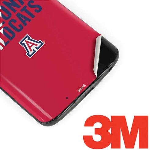 University of Arizona Wildcats Logo Split Red Moto G6 Skin