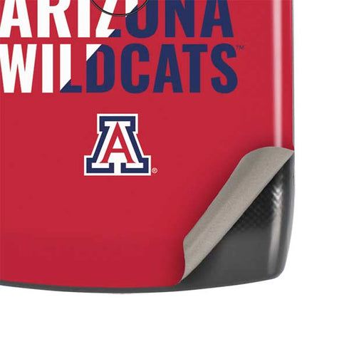 University of Arizona Wildcats Logo Split Red Motorola RAZR Skin