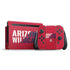 University of Arizona Wildcats Logo Split Red Nintendo Switch Bundle Skin