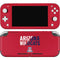 University of Arizona Wildcats Logo Split Red Nintendo Switch Lite Skin