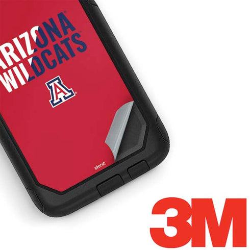 University of Arizona Wildcats Logo Split Red Otterbox Commuter Galaxy Skin