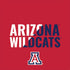 University of Arizona Wildcats Logo Split Red Otterbox Commuter Galaxy Skin