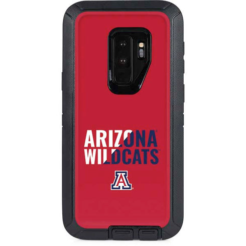 University of Arizona Wildcats Logo Split Red Otterbox Defender Galaxy Skin