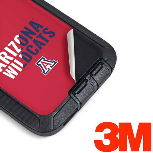 University of Arizona Wildcats Logo Split Red Otterbox Defender Galaxy Skin