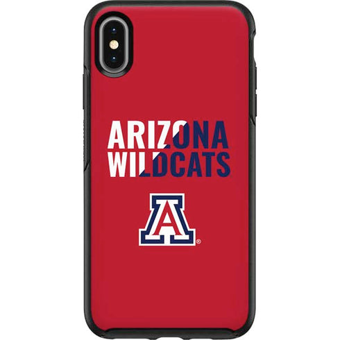 University of Arizona Wildcats Logo Split Red Otterbox Symmetry iPhone Skin