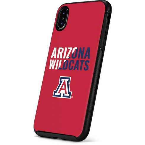 University of Arizona Wildcats Logo Split Red Otterbox Symmetry iPhone Skin