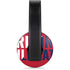 University of Arizona Wildcats Logo Split Red PlayStation 4 Gold Wireless Headset Skin