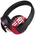 University of Arizona Wildcats Logo Split Red PlayStation 4 Gold Wireless Headset Skin