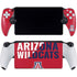 University of Arizona Wildcats Logo Split Red PlayStation Portal Remote Player Skin