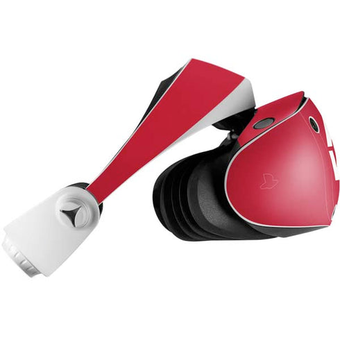 University of Arizona Wildcats Logo Split Red PlayStation VR2 Skin