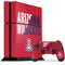 University of Arizona Wildcats Logo Split Red PS4 Console and Controller Bundle Skin