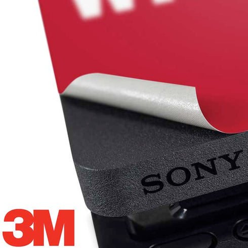 University of Arizona Wildcats Logo Split Red PS4 Slim Bundle Skin