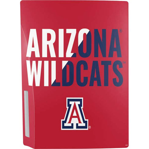 University of Arizona Wildcats Logo Split Red PS5 Console Skin