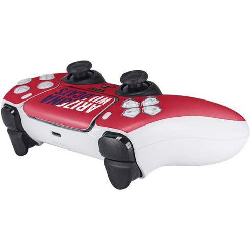 University of Arizona Wildcats Logo Split Red PS5 Controller Skin