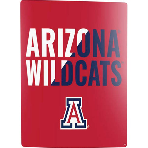 University of Arizona Wildcats Logo Split Red PS5 Digital Edition Bundle Skin
