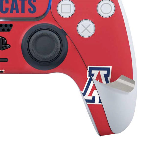 University of Arizona Wildcats Logo Split Red PS5 Slim Digital Edition Bundle Skin