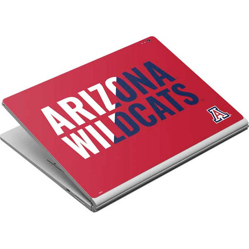 University of Arizona Wildcats Logo Split Red Surface Book Skin
