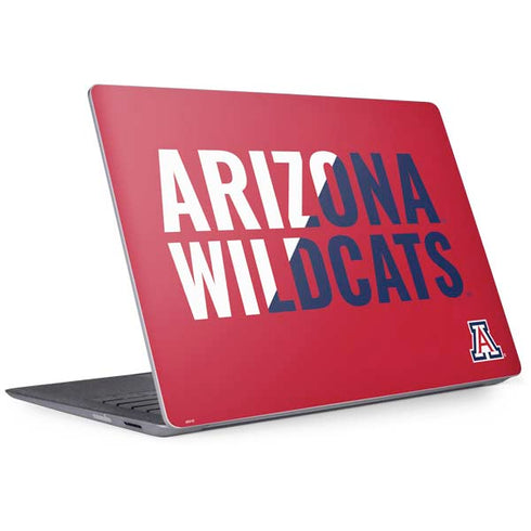 University of Arizona Wildcats Logo Split Red Surface Laptop 2 Skin