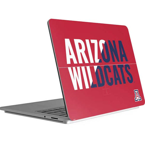 University of Arizona Wildcats Logo Split Red Surface Laptop Studio Skin