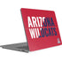 University of Arizona Wildcats Logo Split Red Surface Laptop Studio Skin