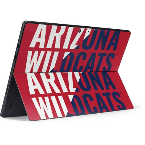University of Arizona Wildcats Logo Split Red Surface Pro 6 Skin