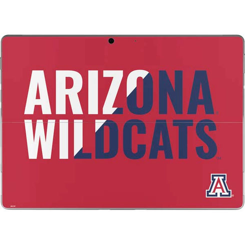 University of Arizona Wildcats Logo Split Red Surface Pro 9 Skin