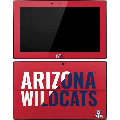 University of Arizona Wildcats Logo Split Red Surface Pro Tablet Skin