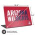 University of Arizona Wildcats Logo Split Red Universal Laptop 13in (10.6 x 7.6in) Skin