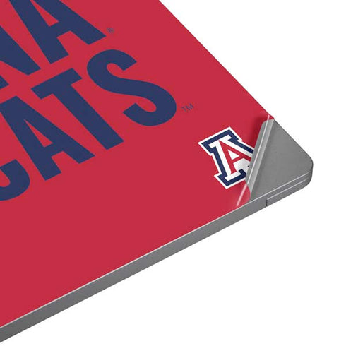 University of Arizona Wildcats Logo Split Red Universal Laptop 18in (14.6 x 10.6in) Skin