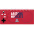 University of Arizona Wildcats Logo Split Red Xbox Adaptive Controller Skin